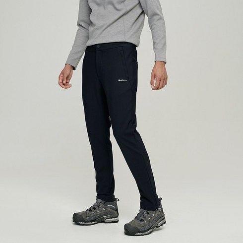 2023년 가성비 최고 블랙야크바지 - 블랙야크 남성 겨울 편안한 데일리 바지 M브러쉬2팬츠 1BYPNW2005 기모 밴딩 트리코트 기능성 등산 아웃도어 하의