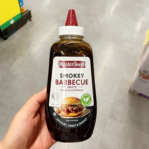 STUBBS 스모키 바베큐소스 - 호주 마스터푸드 스모키 바베큐 소스 500ml Masterfoods Smokey Barbecue Sauce, 1개