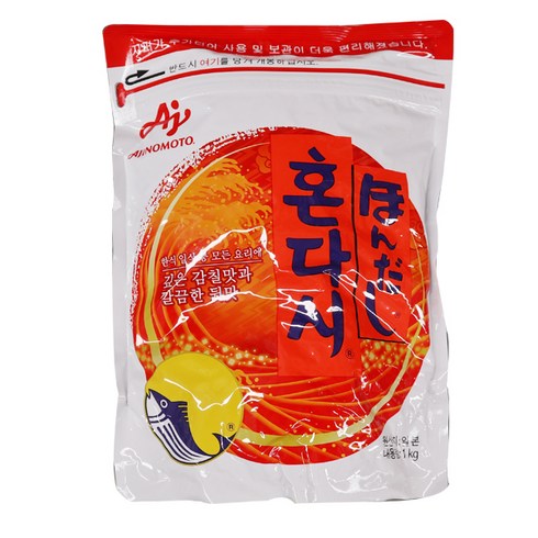 농심 아지노모도 혼다시1kg 2개 감칠맛과 깔끔한뒷맛, 1kg, 1개