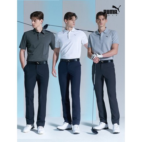 2023년 가성비 최고 골프바지3종 - [PUMA GOLF] 푸마 골프 23SUMMER 팬츠 남성 3종