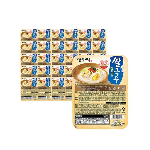 밥상마루 쌀국수 멸치맛, 92g, 30개