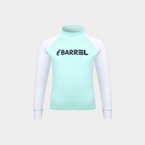 BARREL 키즈 에센셜 래쉬가드 민트 (B4SKWRG301MNT)