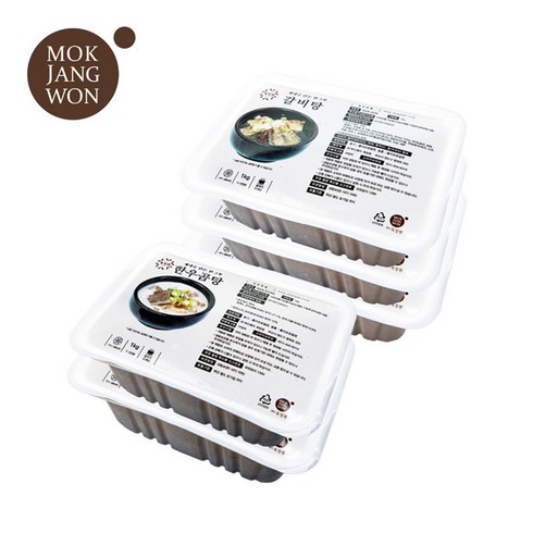 2023년 가성비 최고 산더미 한우모둠갈비탕 - 목장원 갈비탕 3팩 + 한우곰탕 2팩 세트, 1세트