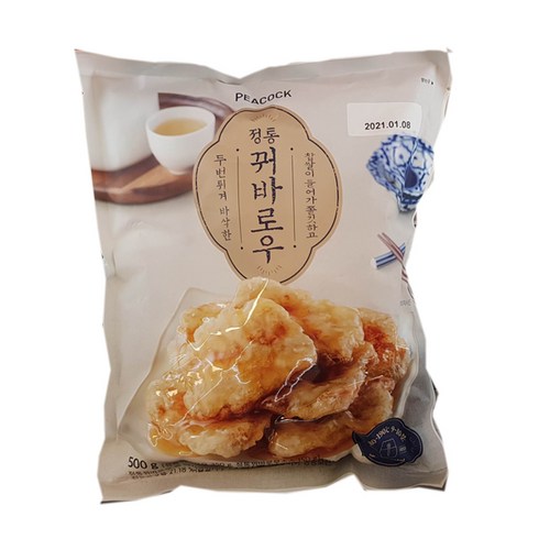 PEACOCK 피코크 정통 꿔바로우 (국내산) 500G, 1개