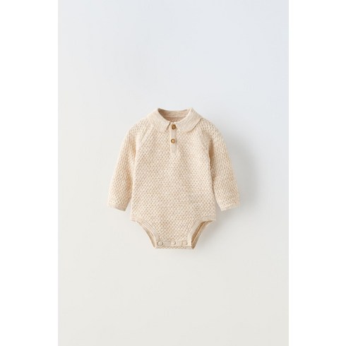 자라 베이비 ZARA BABY 스트럭처 니트 바디수트 284831