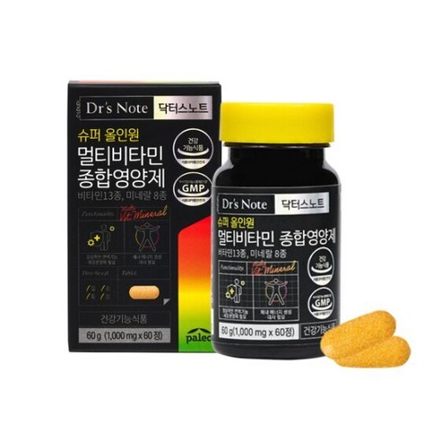 D_팔레오슈퍼올인원종합비타민1병(2개월분), 단품