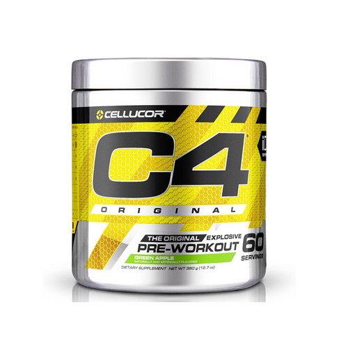 Cellucor C4 부스터 오리지널 헬스 프리워크아웃 그린애플 60 서빙 390 g, 1개, 390g