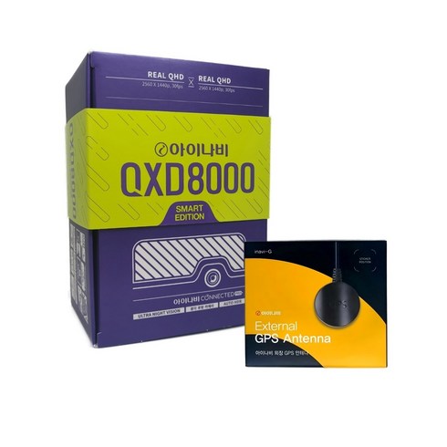 qxd8000스마트에디션 - 아이나비 신모델 블랙박스 QXD8000스마트에디션+정품 GPS [전후방 QHD 2채널], QXD8000스마트에디션 32G+정품 GPS