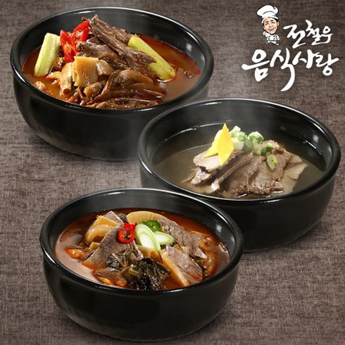 전철우 [전철우] 나주곰탕 600gx2팩+장터국밥 600gx2팩+육개장 600gx2팩, 단일옵션