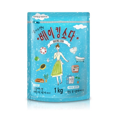 애경 엄마의선택 베이킹소다 1kg, 3개