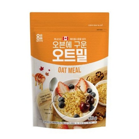 텐바이텐 [엄마사랑] 오븐에 구운 오트밀 800g 2팩, 2개