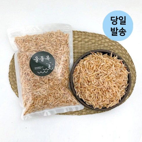 울돌목 국내산 보리새우 300g 건새우 볶음용 육수용 지퍼백포장, 1개