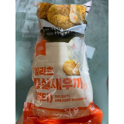 델리츠 통살 새우까스 패티, 10개, 800g