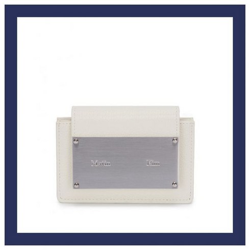 [국내매장정품] MATIN KIM 마뗑킴 ACCORDION WALLET IN WHITE
