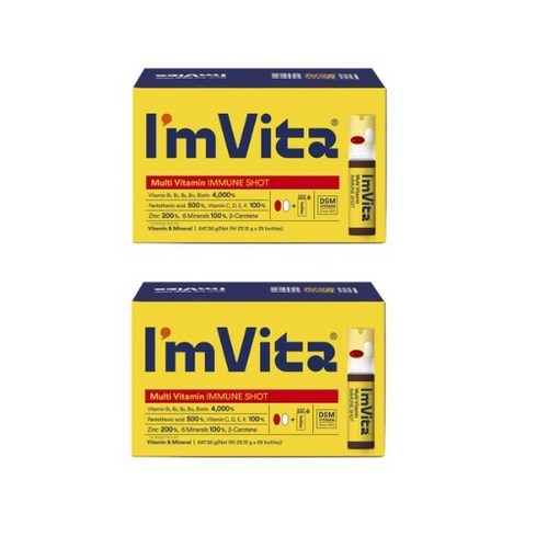 종근당건강 아임비타 멀티비타민 이뮨샷, 28회분, 647.36g, 2개