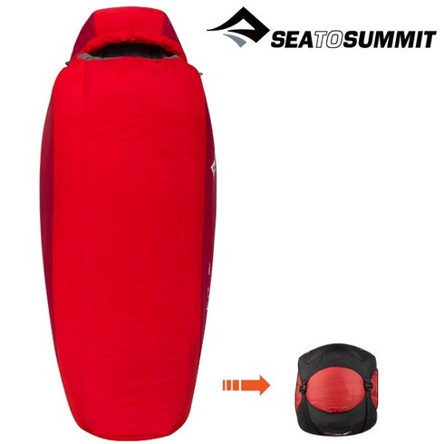 2023년 가성비 최고 베이스침낭 - [씨투써밋] 베이스 캠프 BC2 LN 레드 침낭 (지퍼링크RL), RG, 1개