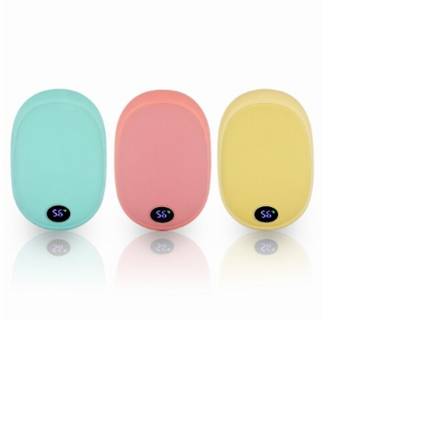 2023년 가성비 최고 머레이파스텔 손난로보조배터리 - 머레이 부드러운 감촉 파스텔 동그리 손난로 보조배터리 10000mAh led 배터리잔량표시, PASTEL, 블루