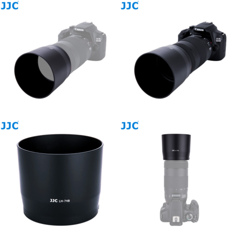 rf100-400 - JJC ﻿캐논 RF 100-400mm F5.6-8 IS USM 렌즈 원형 후드, LH-74B, 1개