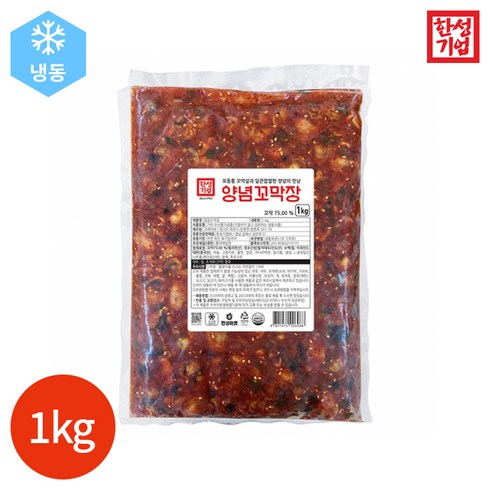 한성기업 양념 꼬막장 1kg x 1봉, 1개