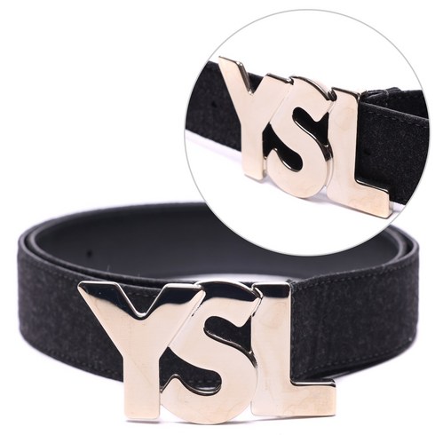 [생로랑] 남성 YSL 로고 벨트 (274611FY20N1109)