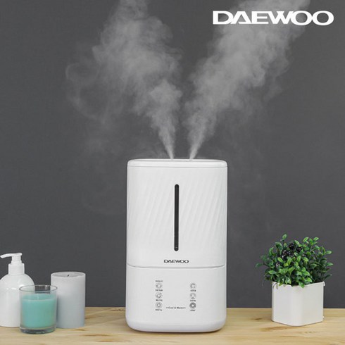 대우 대용량 4.5L 스마트 복합식 자동습도조절 가습기 통세척 가능