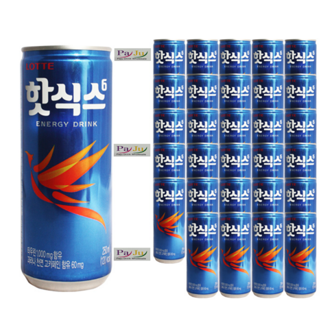 핫식스 오리지널 에너지음료, 250ml, 30개