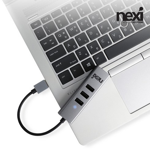 USB 허브 4포트 3+1포트 NX1256