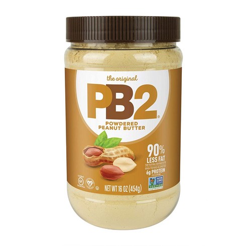 땅콩버터가루 - 벨플랜테이션 PB2 파우더드 피넛 버터 글루텐 프리 저지방 비건, 453.6g, 1개