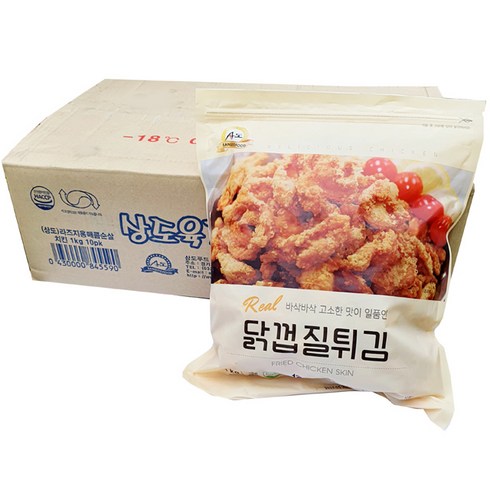 상도푸드 닭껍질튀김 1kg, 8개