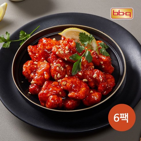 BBQ 바로 치킨 강정 매운맛 200g x 6팩