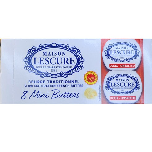 메종 레스큐어 AOP 포션 버터 15g X 8입 MAISON LESCURE