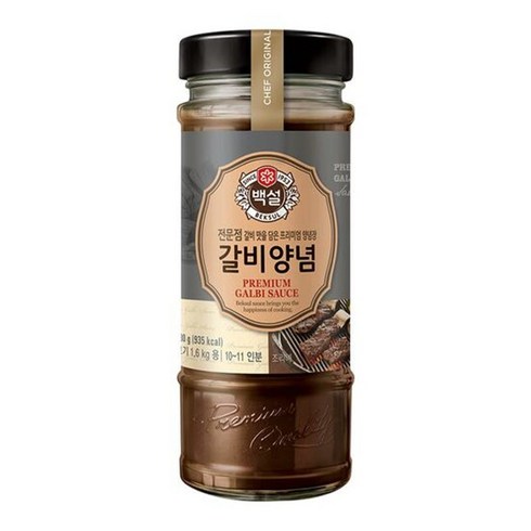 백설갈비양념 - 백설 갈비양념, 4개, 480g