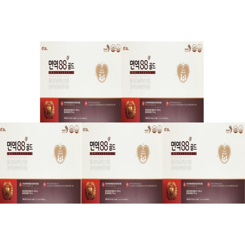 면역88 골드 15g x 14포 x 4개입 5박스 5개월분 면역팔팔골드