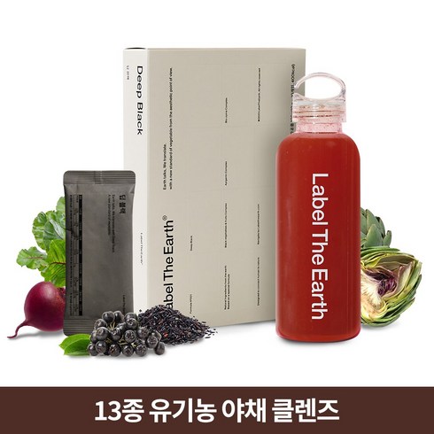 라벨디어스 유기농 야채 블렌드 딥블랙, 100g, 1개