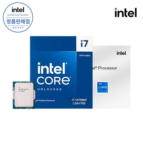 [인텔 정품] 코어 i7-14700KF (14세대) (랩터레이크 리프레시)