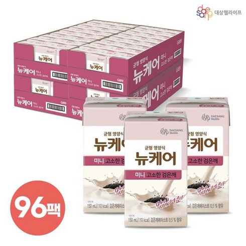 뉴케어 미니 고소한 검은깨 96팩(150ml x 24팩 x 4박스) o, 단일속성, 4개, 3600ml