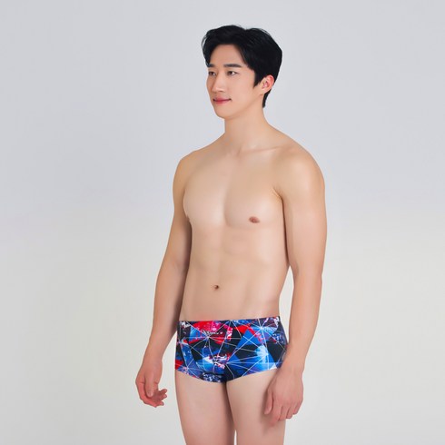 랠리 남성용 탄탄이 숏사각 실내 수영복 NSMR473