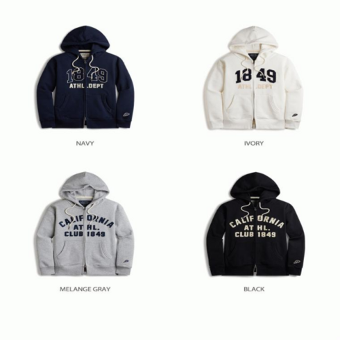 후아유 공용 시그니처 패치 후드집업 Signature Patch Hood Zip-up WHMZE1211U