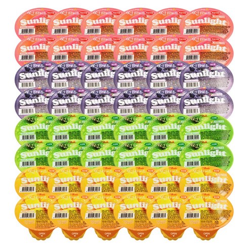 젤리뽀 - 썬라이트 젤리 4종 1박스(48개) 골라담기/마시는젤리/코코넛젤리/워터젤리/젤리음료/나타드코코넛, 1세트, 180ml