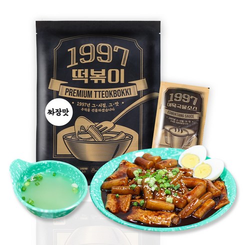 1997 짜장떡볶이 (어묵국물소스 동봉), 1개, 730g