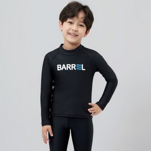 BARREL 키즈 스웰업 래쉬가드 블랙 BI2KWRG19BLK 127783