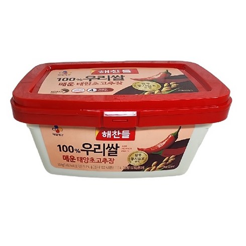 해찬들 우리쌀로만든 매운 태양초고추장, 1.5kg, 2개