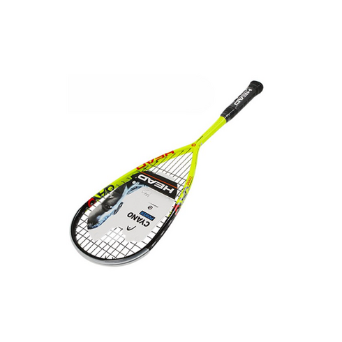 헤드 그라핀 XT 사이아노 120 스쿼시라켓, 옐로우 + 블랙