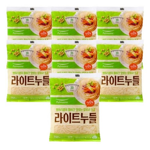 풀무원 곤약면 - (냉장)[풀무원]라이트누들150g, 150g, 7개