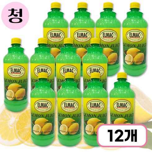 보넬드 아이엠 레몬주스 1L12병 - 엘막 레몬주스 946ml 한박스, 12개