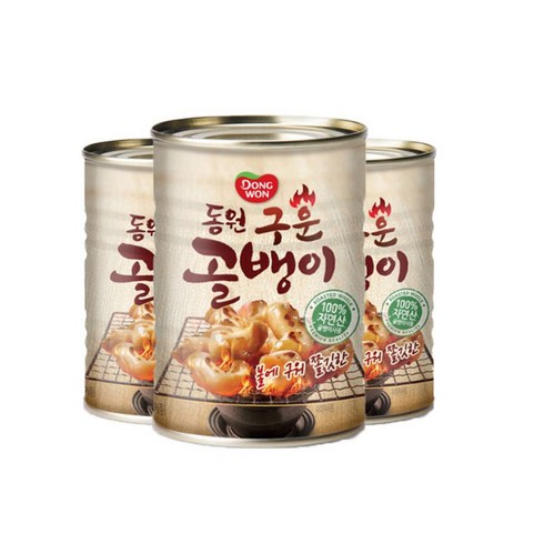 동원 구운 골뱅이 통조림, 300g, 3개