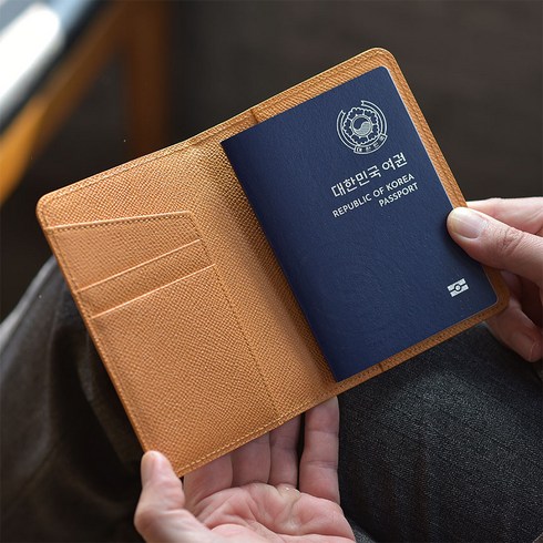 RFID 안티스키밍 소가죽 여권케이스 여권 지갑 커버