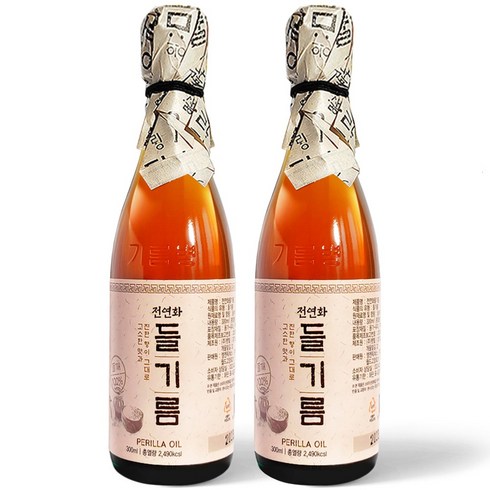 메종물랑들기름 - 시장쏙 전연화 들기름, 300ml, 2개