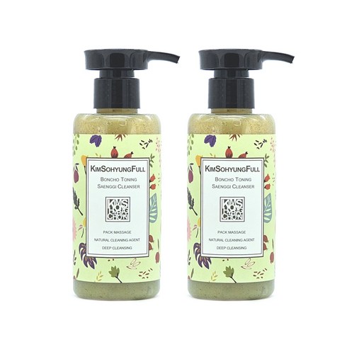 [안전포장 발송] 김소형풀 본초토닝 생기 클렌저160g+160g, 본초토닝생기클렌저160g+160g