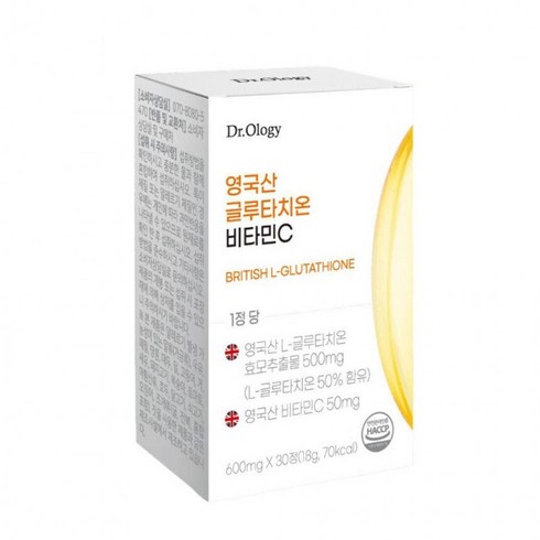 글루타치온비타민c - minari 닥터올로지 영국산 글루타치온 비타민C 600mg, 30정, 3개